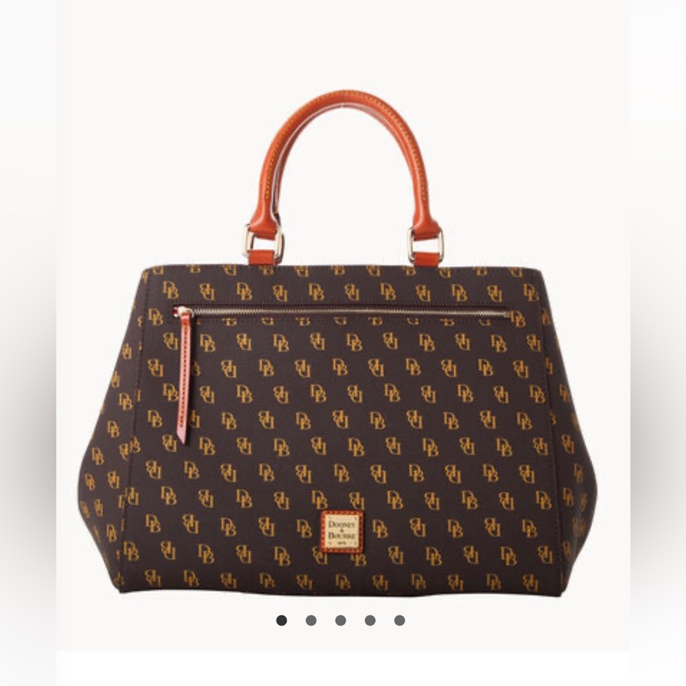 dooney and bourke gretta zip satchel BGRET1930BMTN NWT & Dust Bag